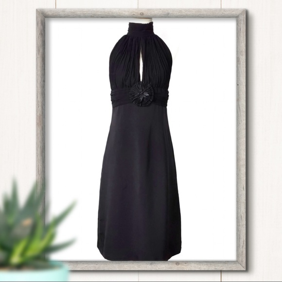 Escada Black Silk Sleeveless Dress Size 34 = Small - Picture 8 of 8
